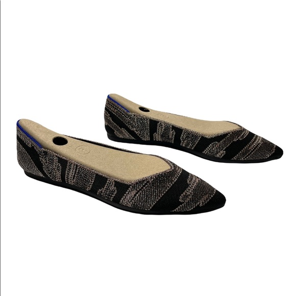 Rothy’s | The Point in Golden Shimmer 9 - Picture 5 of 15